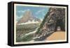 Going to the Sun Highway, Glacier Park, Montana-null-Framed Stretched Canvas