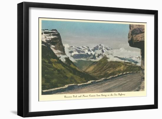 Going to the Sun Highway, Glacier Park, Montana-null-Framed Art Print