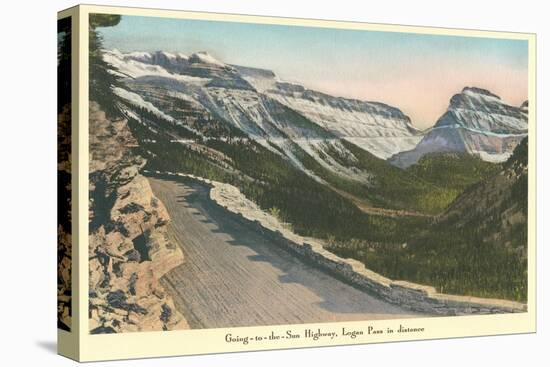 Going to the Sun Highway, Glacier Park, Montana-null-Stretched Canvas