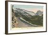 Going to the Sun Highway, Glacier Park, Montana-null-Framed Art Print