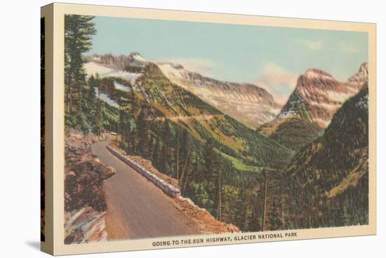 Going-To-The-Sun Highway, Glacier Park-null-Stretched Canvas