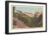 Going-To-The-Sun Highway, Glacier Park-null-Framed Premium Giclee Print