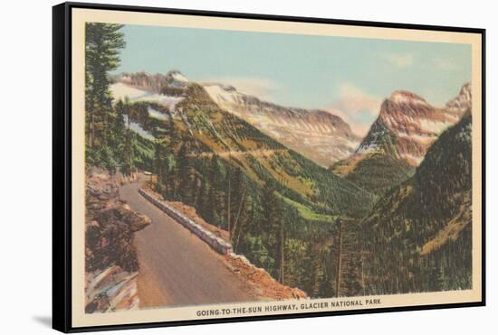 Going-To-The-Sun Highway, Glacier Park-null-Framed Stretched Canvas