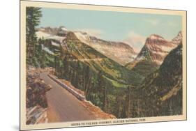 Going-To-The-Sun Highway, Glacier Park-null-Mounted Art Print