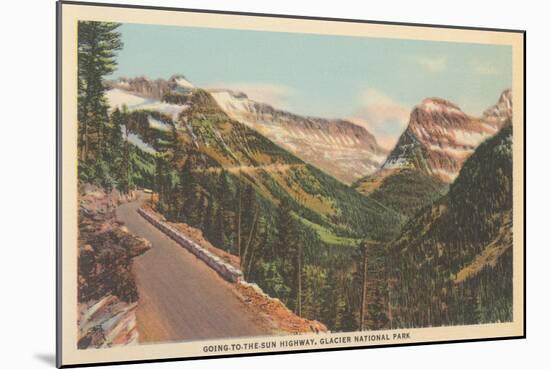 Going-To-The-Sun Highway, Glacier Park-null-Mounted Art Print