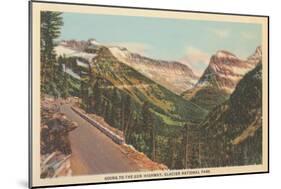 Going-To-The-Sun Highway, Glacier Park-null-Mounted Art Print