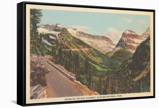 Going-To-The-Sun Highway, Glacier Park-null-Framed Stretched Canvas