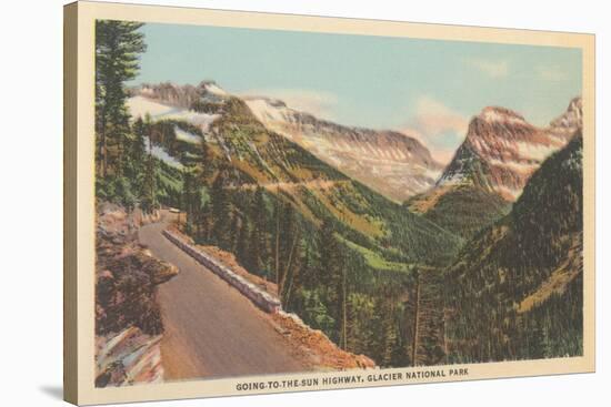 Going-To-The-Sun Highway, Glacier Park-null-Stretched Canvas