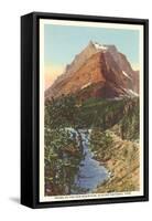 Going-to-the-Sun Mountain, Glacier Park, Montana-null-Framed Stretched Canvas