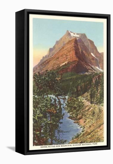 Going-to-the-Sun Mountain, Glacier Park, Montana-null-Framed Stretched Canvas