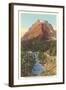 Going-to-the-Sun Mountain, Glacier Park, Montana-null-Framed Art Print