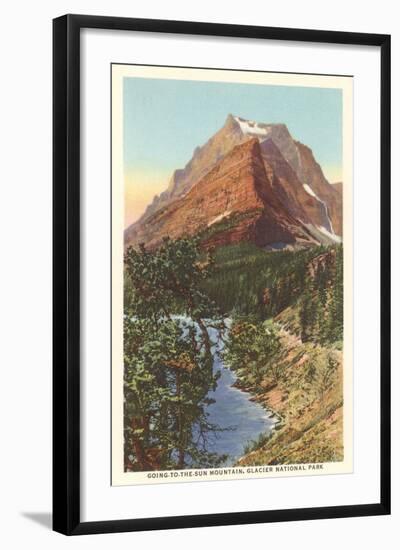 Going-to-the-Sun Mountain, Glacier Park, Montana-null-Framed Art Print