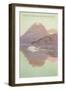 Going-To-The-Sun Mountain, Glacier Park-null-Framed Art Print