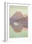 Going-To-The-Sun Mountain, Glacier Park-null-Framed Art Print