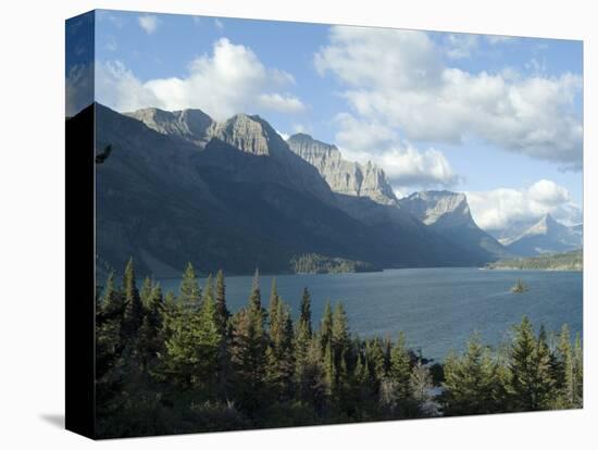 Going to the Sun Road, Glacier National Park, Montana, USA-Ethel Davies-Stretched Canvas