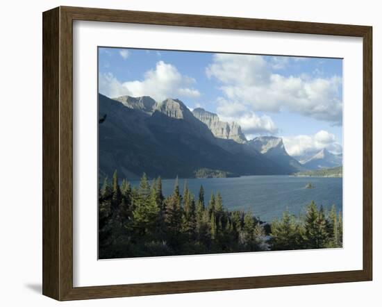 Going to the Sun Road, Glacier National Park, Montana, USA-Ethel Davies-Framed Photographic Print