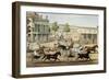 Going to the Trot-Currier & Ives-Framed Giclee Print