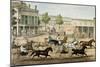 Going to the Trot-Currier & Ives-Mounted Giclee Print