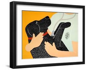 Going To The Vet Black-Stephen Huneck-Framed Giclee Print