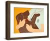 Going To The Vet Choc-Stephen Huneck-Framed Giclee Print