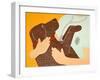 Going To The Vet Choc-Stephen Huneck-Framed Giclee Print