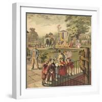 Going to the Zoo-English School-Framed Giclee Print