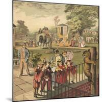 Going to the Zoo-English School-Mounted Giclee Print