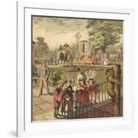 Going to the Zoo-English School-Framed Giclee Print