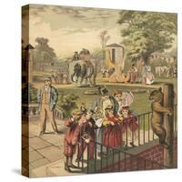 Going to the Zoo-English School-Stretched Canvas