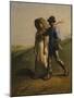 Going to Work, 1851-53-Jean-François Millet-Mounted Giclee Print