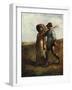 Going to Work, C1850-1851-Jean Francois Millet-Framed Giclee Print