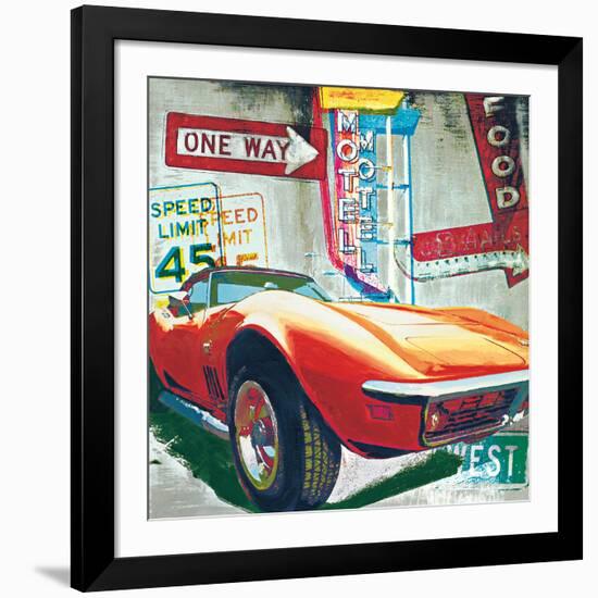 Going West-Ray Foster-Framed Art Print