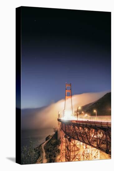 Going With The Flow Morning Fog Golden Gate Bridge Vista-Vincent James-Stretched Canvas