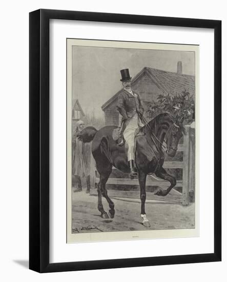 Going-Richard Caton Woodville II-Framed Giclee Print