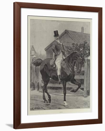 Going-Richard Caton Woodville II-Framed Giclee Print