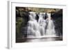 Goitstock Waterfall, Cullingworth, Yorkshire, England, United Kingdom, Europe-Mark Sunderland-Framed Photographic Print