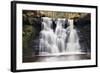 Goitstock Waterfall, Cullingworth, Yorkshire, England, United Kingdom, Europe-Mark Sunderland-Framed Photographic Print