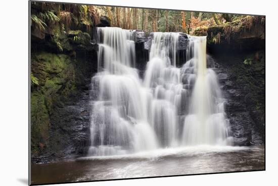 Goitstock Waterfall, Cullingworth, Yorkshire, England, United Kingdom, Europe-Mark Sunderland-Mounted Photographic Print