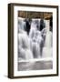 Goitstock Waterfall in Goitstock Wood, Cullingworth, Yorkshire, England, United Kingdom, Europe-Mark Sunderland-Framed Photographic Print