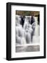 Goitstock Waterfall in Goitstock Wood, Cullingworth, Yorkshire, England, United Kingdom, Europe-Mark Sunderland-Framed Photographic Print