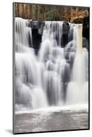 Goitstock Waterfall in Goitstock Wood, Cullingworth, Yorkshire, England, United Kingdom, Europe-Mark Sunderland-Mounted Photographic Print