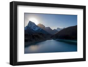 Gokyo Lake in the Everest Region, Himalayas, Nepal, Asia-Alex Treadway-Framed Photographic Print