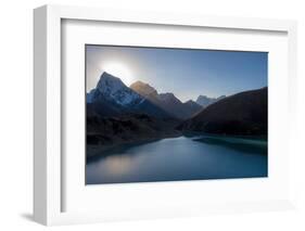Gokyo Lake in the Everest Region, Himalayas, Nepal, Asia-Alex Treadway-Framed Photographic Print