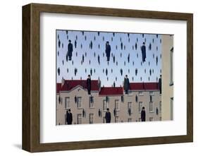 Golconde-Rene Magritte-Framed Art Print