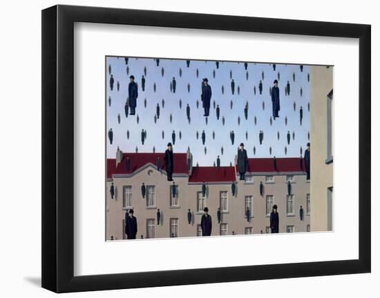 Golconde-Rene Magritte-Framed Art Print