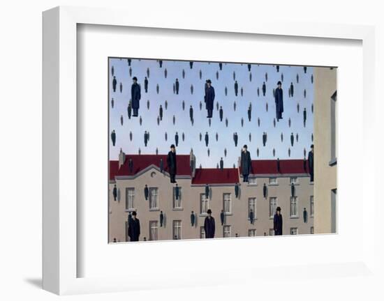 Golconde-Rene Magritte-Framed Art Print