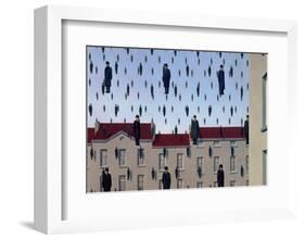 Golconde-Rene Magritte-Framed Art Print