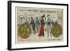 Gold 100 Franc Piece, 1899-null-Framed Giclee Print