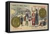 Gold 40 Franc Piece of Charles X, 1829-null-Framed Stretched Canvas