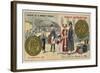 Gold 40 Franc Piece of Charles X, 1829-null-Framed Giclee Print